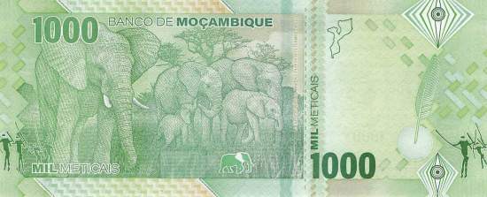 Mosambik p160a 1000 Meticais 2024